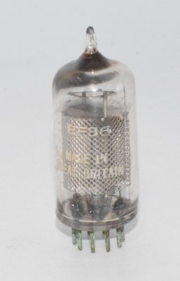 EF86 Philips Miniwatt UK Early Long Mesh Plates Valve / Tube