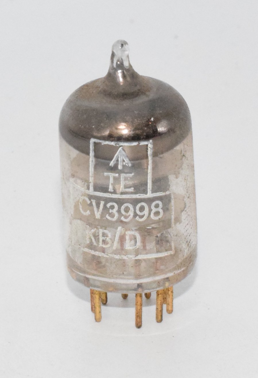CV3998 / E180F Mullard Mitcham UK 1962 Gold Pins Valve / Tube
