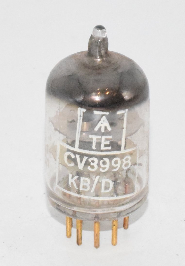 CV3998 / E180F Mullard Mitcham UK 1962 Gold Pins Valve / Tube