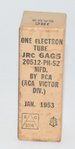 6AG5 JRC RCA Victor Div. NOS Valve / Tube thumbnail 1