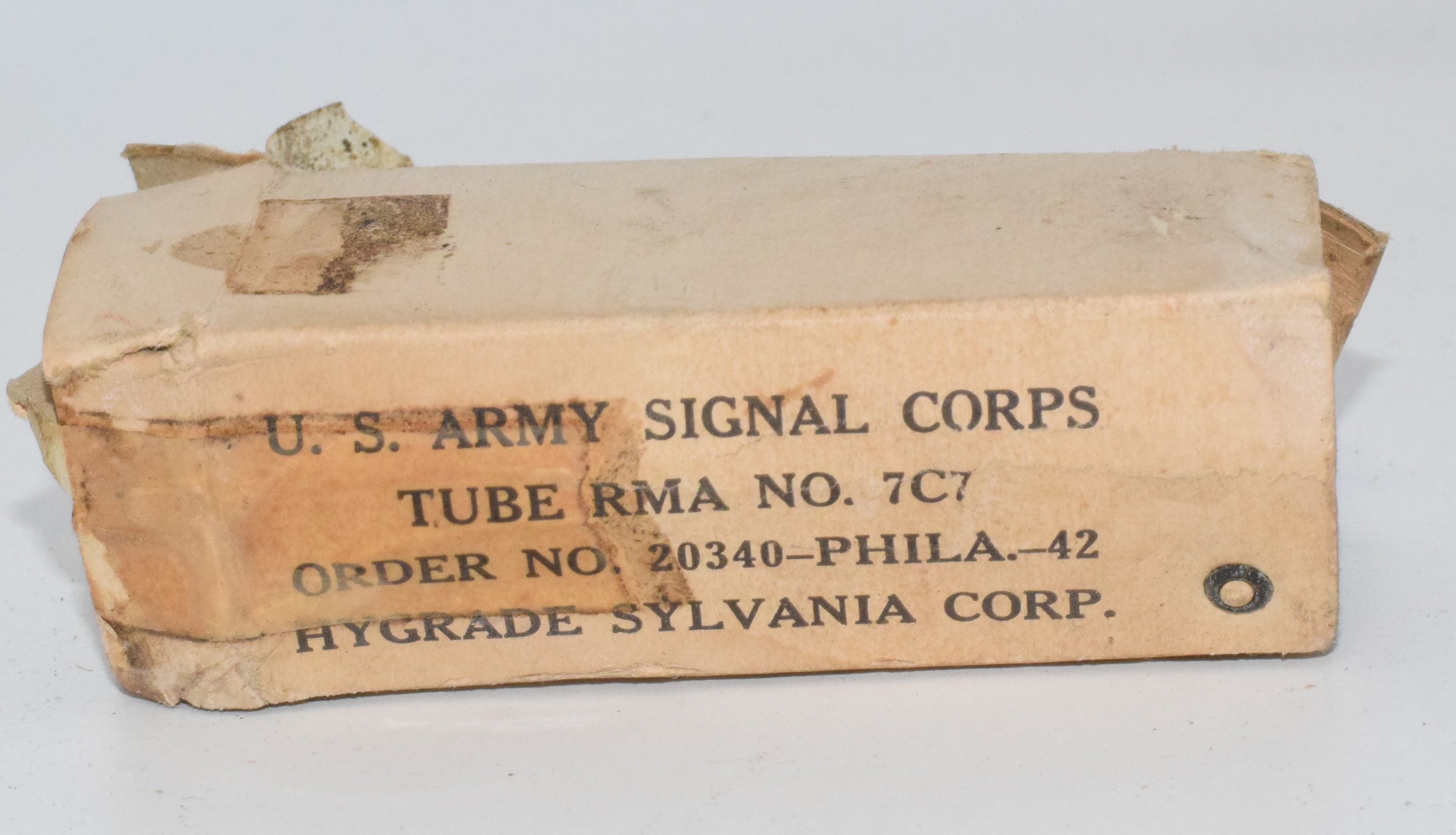 7C7 Sylvania USA NOS Valve  / Tube (6SJ7)