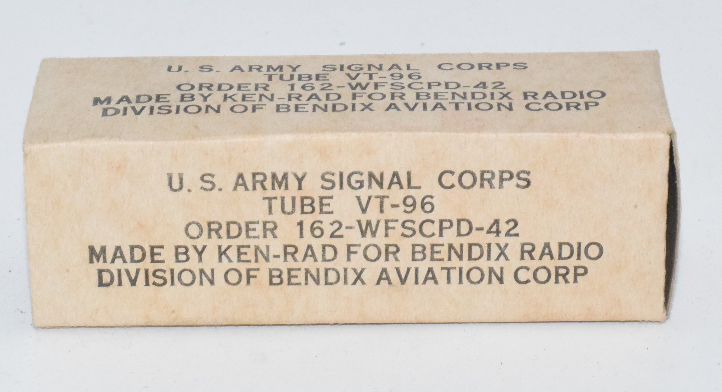 6N7 / VT-96 Ken-Rad / Bendix USA 1942 NOS Valve / Tube