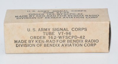 6N7 / VT-96 Ken-Rad / Bendix USA 1942 NOS Valve / Tube