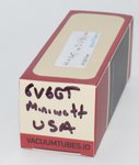 6V6GT Philips USA Valve / Tube thumbnail 2