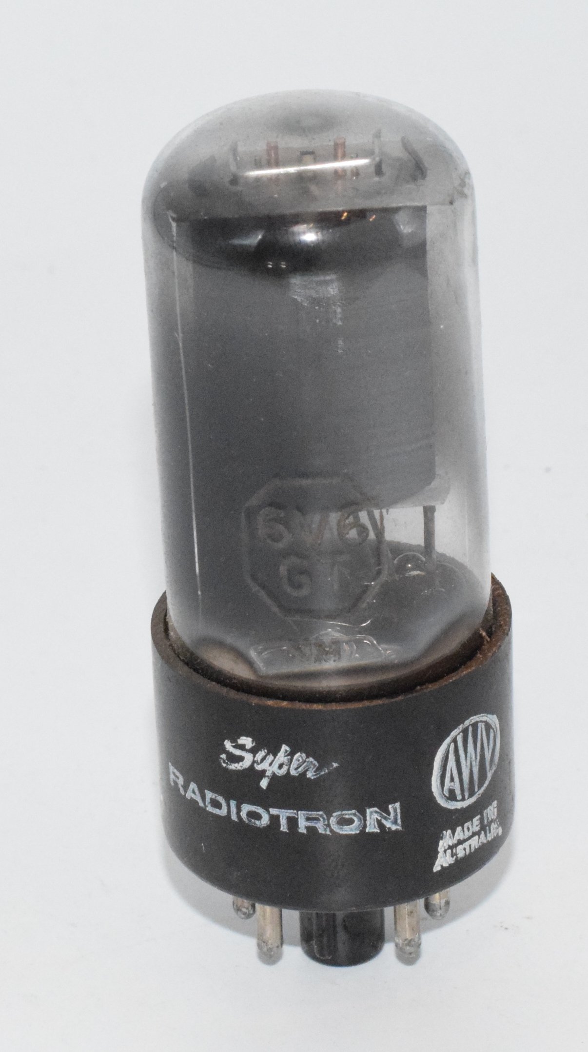 6V6GT Super Radiotron AWV Australia Valve / Tube