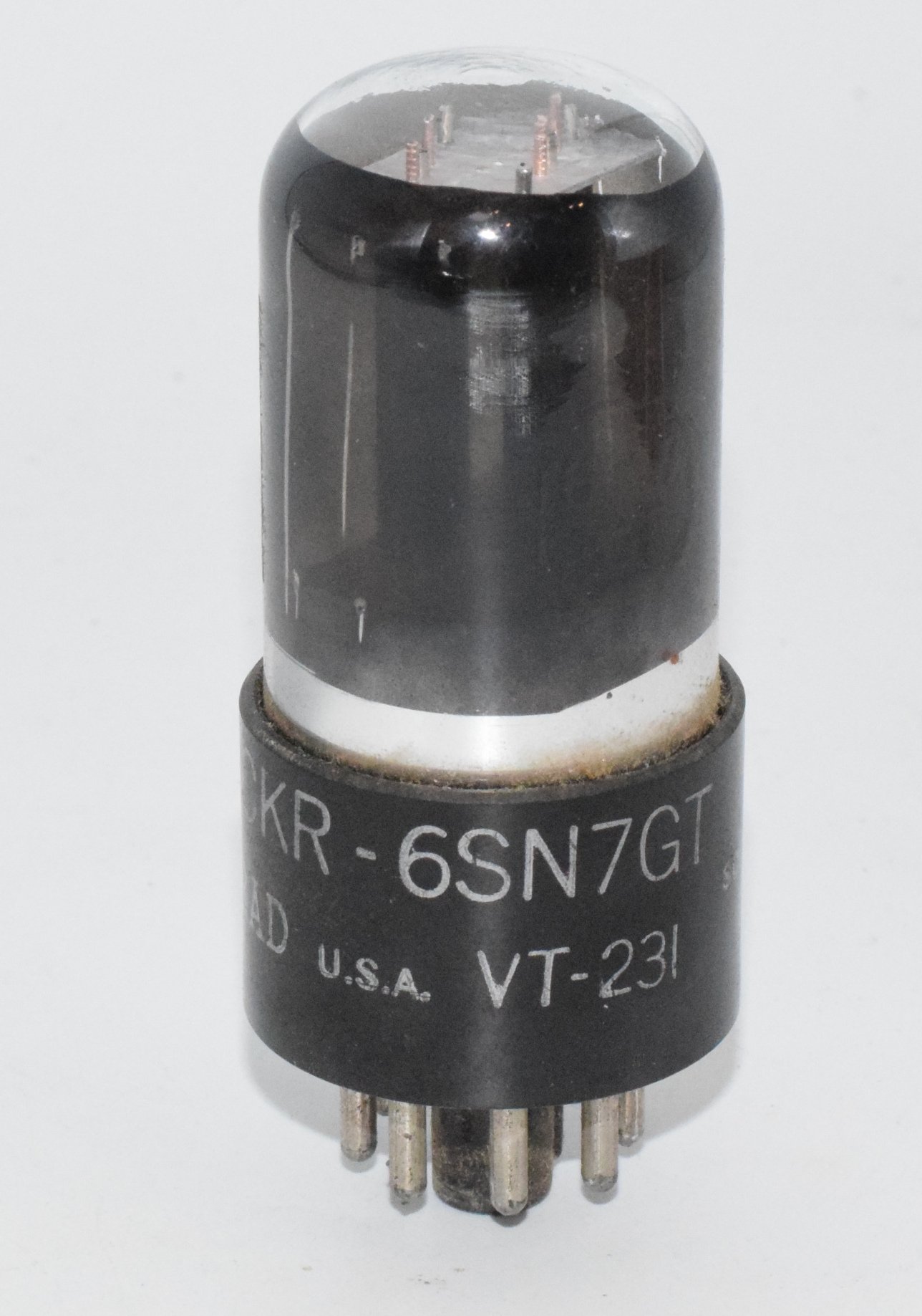 6SN7GT / VT-231 Ken-Rad USA Black Glass