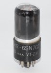 6SN7GT / VT-231 Ken-Rad USA Black Glass thumbnail 1