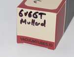 6V6GT Mullard Valve / Tube thumbnail 2