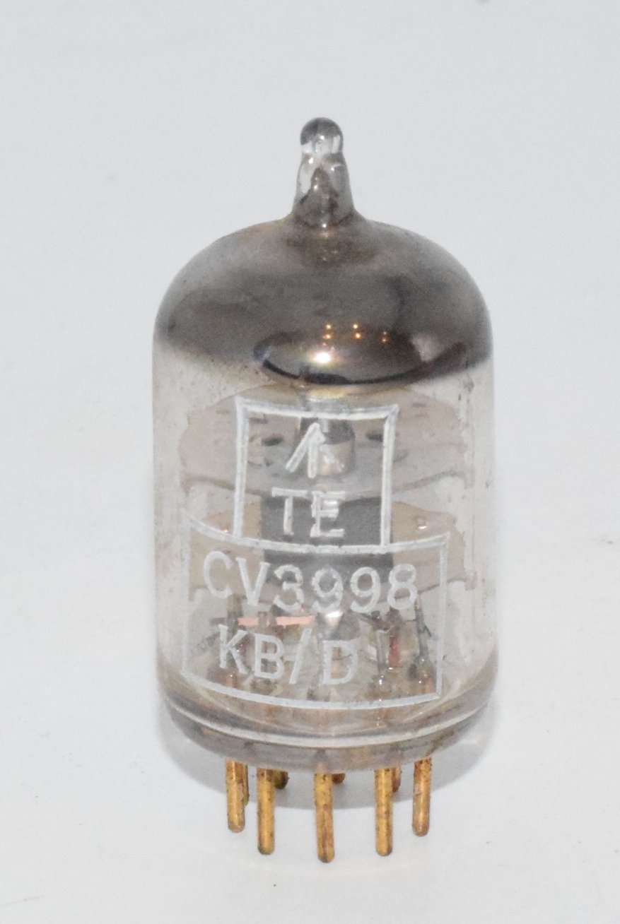 CV3998 / E180F Mullard Mitcham UK 1962 Gold Pins Valve / Tube