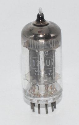 12AU7 Brimar UK Black Plates Valve / Tube