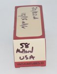 58 Mullard USA Valve / Tube thumbnail 2