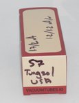 57 Tungsol USA Valve / Tube thumbnail 2