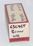 6SL7GT Brimar UK Valve / Tube thumbnail 2