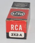 2X2A RCA USA NOS Valve / Tube thumbnail 1