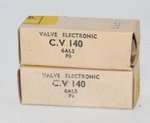 CV140 / 6AL5 STC Brimar UK NOS Valve / Tube Pair thumbnail 1