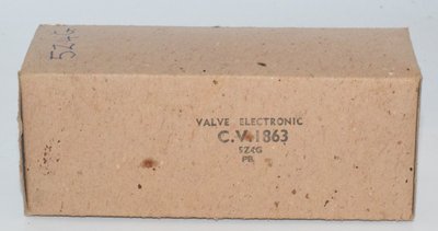 5Z4G / CV1863 STC / Brimar Rectifier UK NOS Valve / Tube