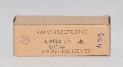 CV133 / 6C4 MO Valve Company UK NOS Valve / Tube