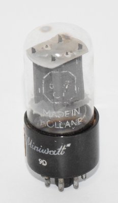 6SN7GT Miniwatt / Mazda Brussels 1958 Valve / Tube