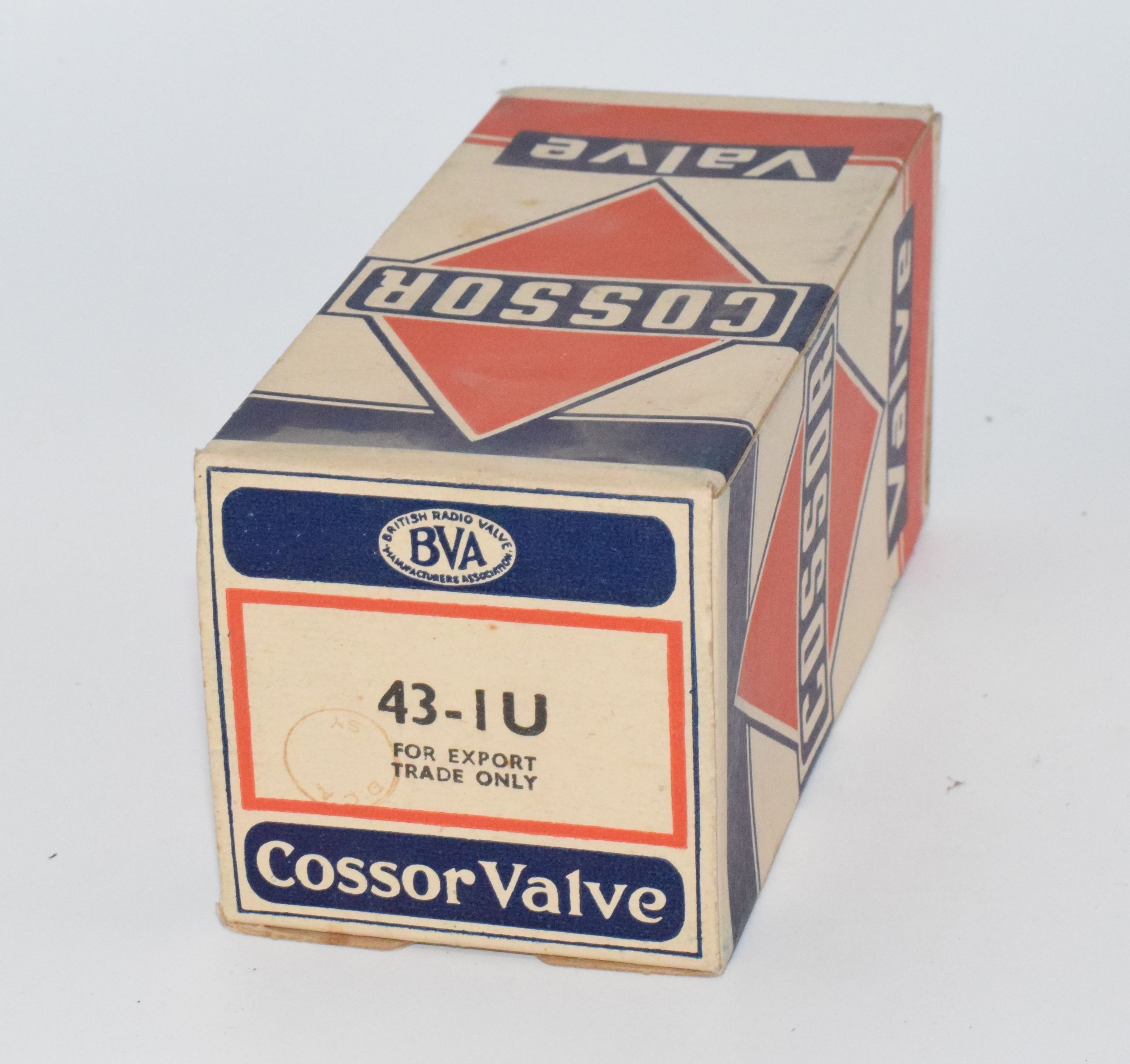 43IU / 43-IU Cossor Rectifier NOS UK Valve / Tube