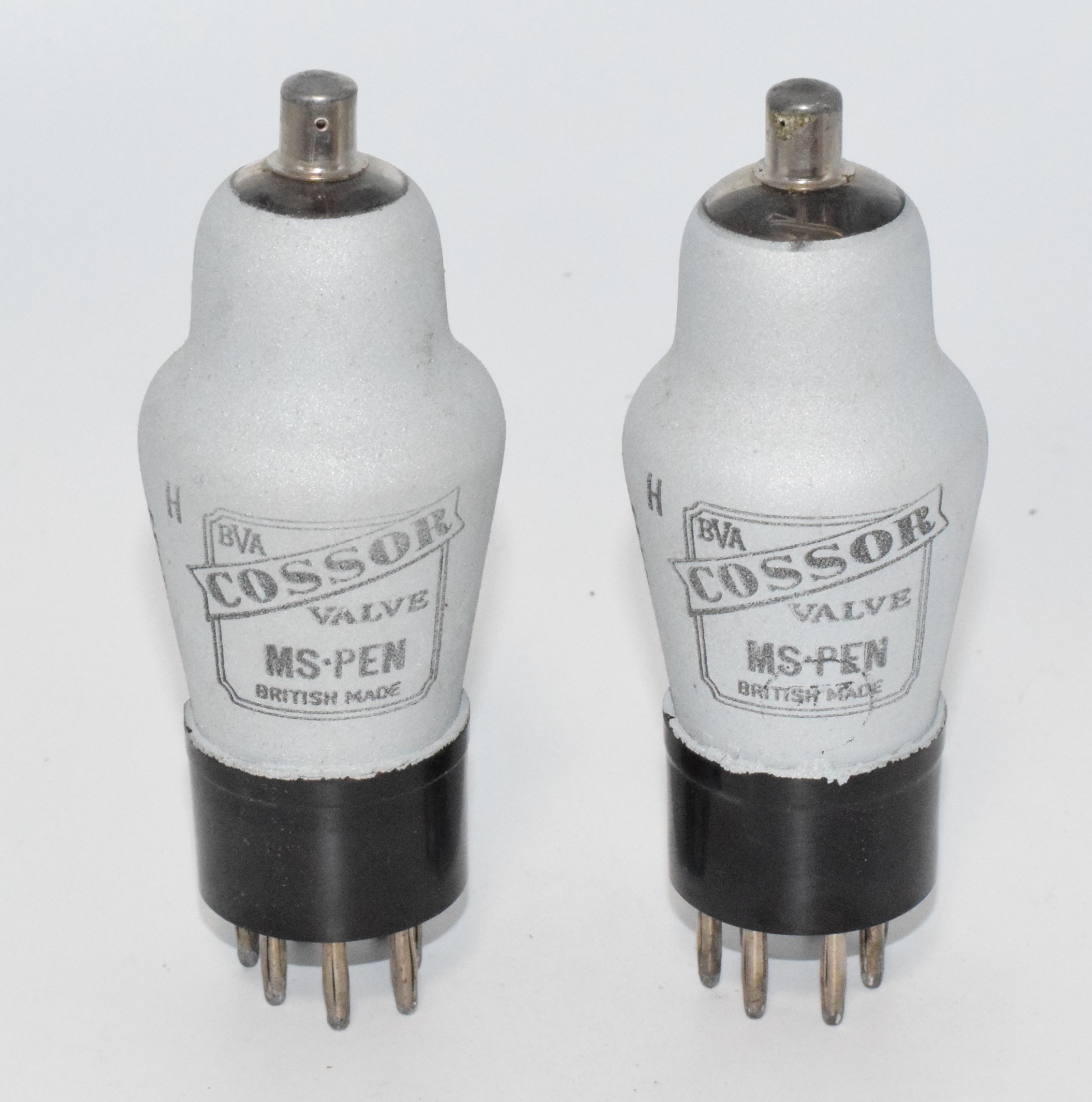 MS-PEN Cossor UK NOS Valve / Tube Pair