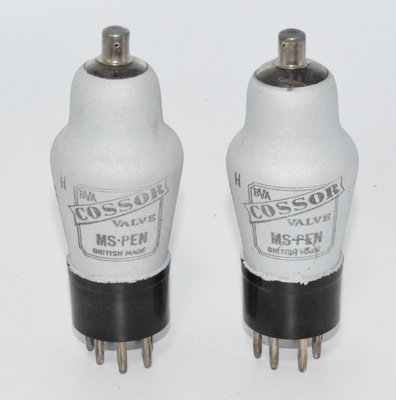 MS-PEN Cossor UK NOS Valve / Tube Pair