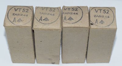 EL32 / VT52 / CV1052 Mullard Blackburn UK NOS 2% Premium Matched Quad