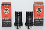 6AC7 / VT-112 / SC278A RCA USA 1943 NOS Matched Pairs thumbnail 1