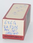 6V6G ZA 5306 MOV / GEC England Valve / Tube thumbnail 2