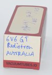 6V6GT Radiotron Australia Valve / Tube thumbnail 2