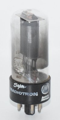 6V6GT Super Radiotron AWV Australia Valve / Tube