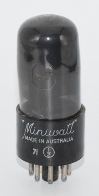 6V6GT Philips Miniwatt Australia Valve / Tube