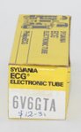 6V6GTA Sylvania NOS Philips ECG USA Valve / Tube thumbnail 2