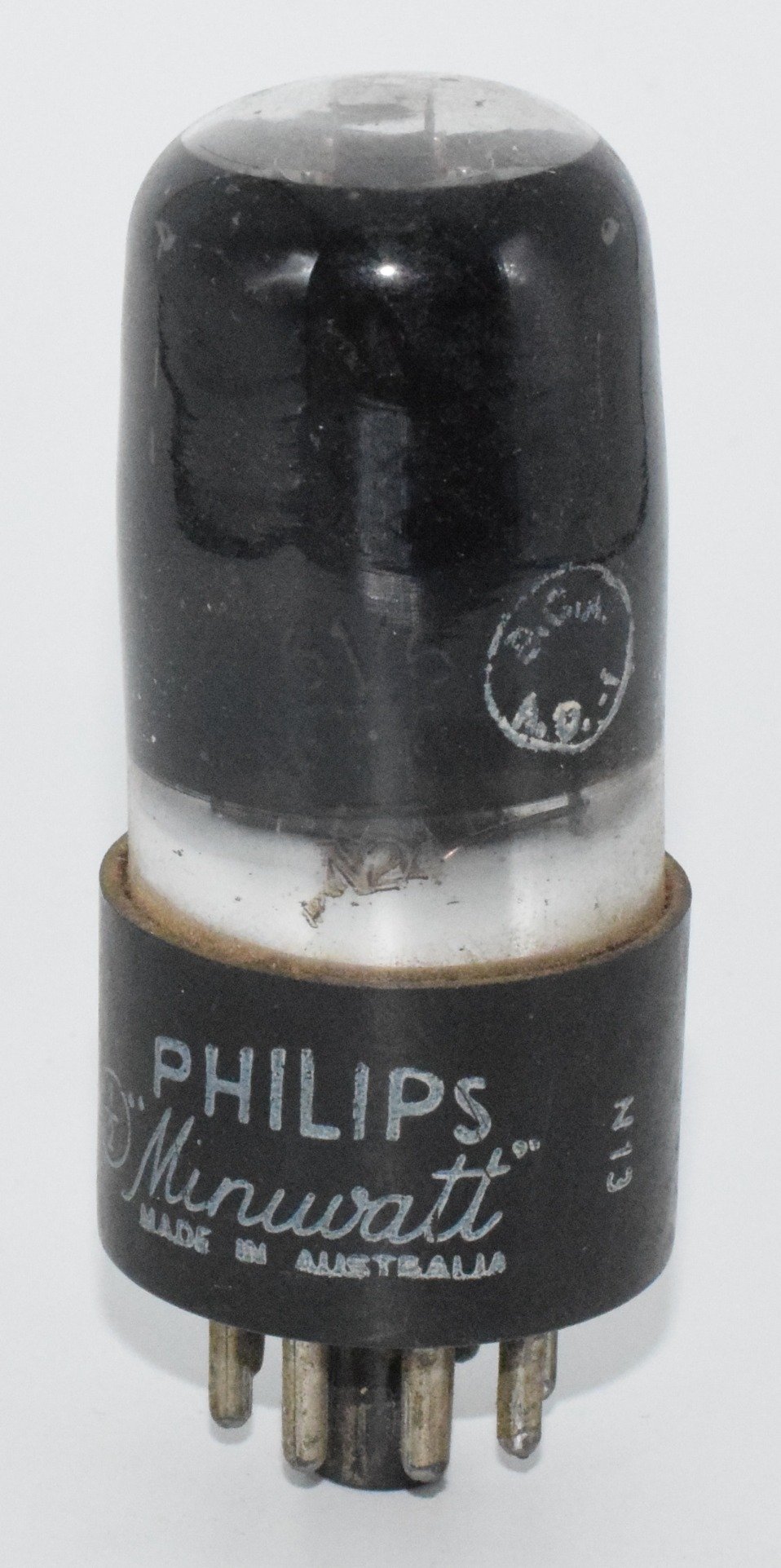 6V6GT Philips Miniwatt Australia Valve / Tube