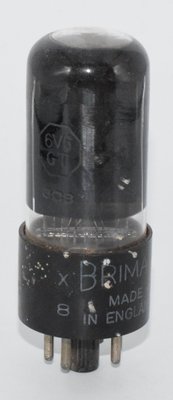 6V6GT Brimar England Valve / Tube