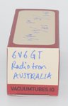 6V6GT Radiotron Australia Valve / Tube thumbnail 2