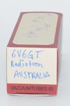 6V6G Radiotron Australia Valve / Tube thumbnail 2