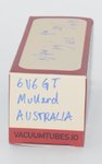 6V6GT Mullard Australia Valve / Tube thumbnail 2
