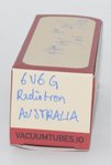 6V6G Radiotron Australia Valve / Tube thumbnail 2