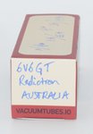 6V6GT Radiotron Australia Valve / Tube thumbnail 2