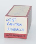 6V6GT Radiotron Australia Valve / Tube thumbnail 2