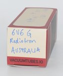 6V6G Radiotron Australia Valve / Tube thumbnail 2