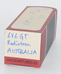 6V6GT Radiotron Australia Valve / Tube thumbnail 2