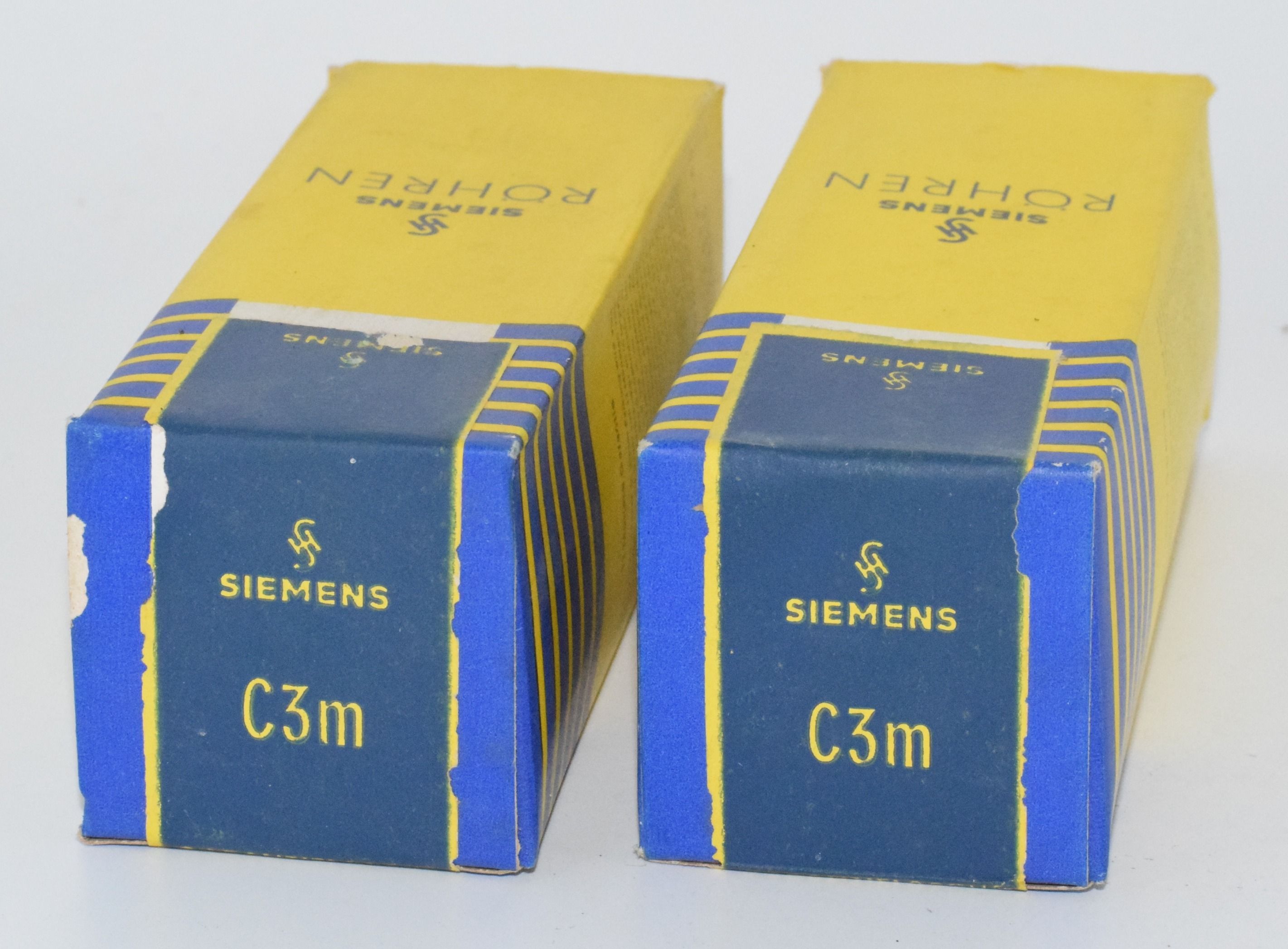 C3m Siemens Germany Matched Pairs NOS Valve / Tube