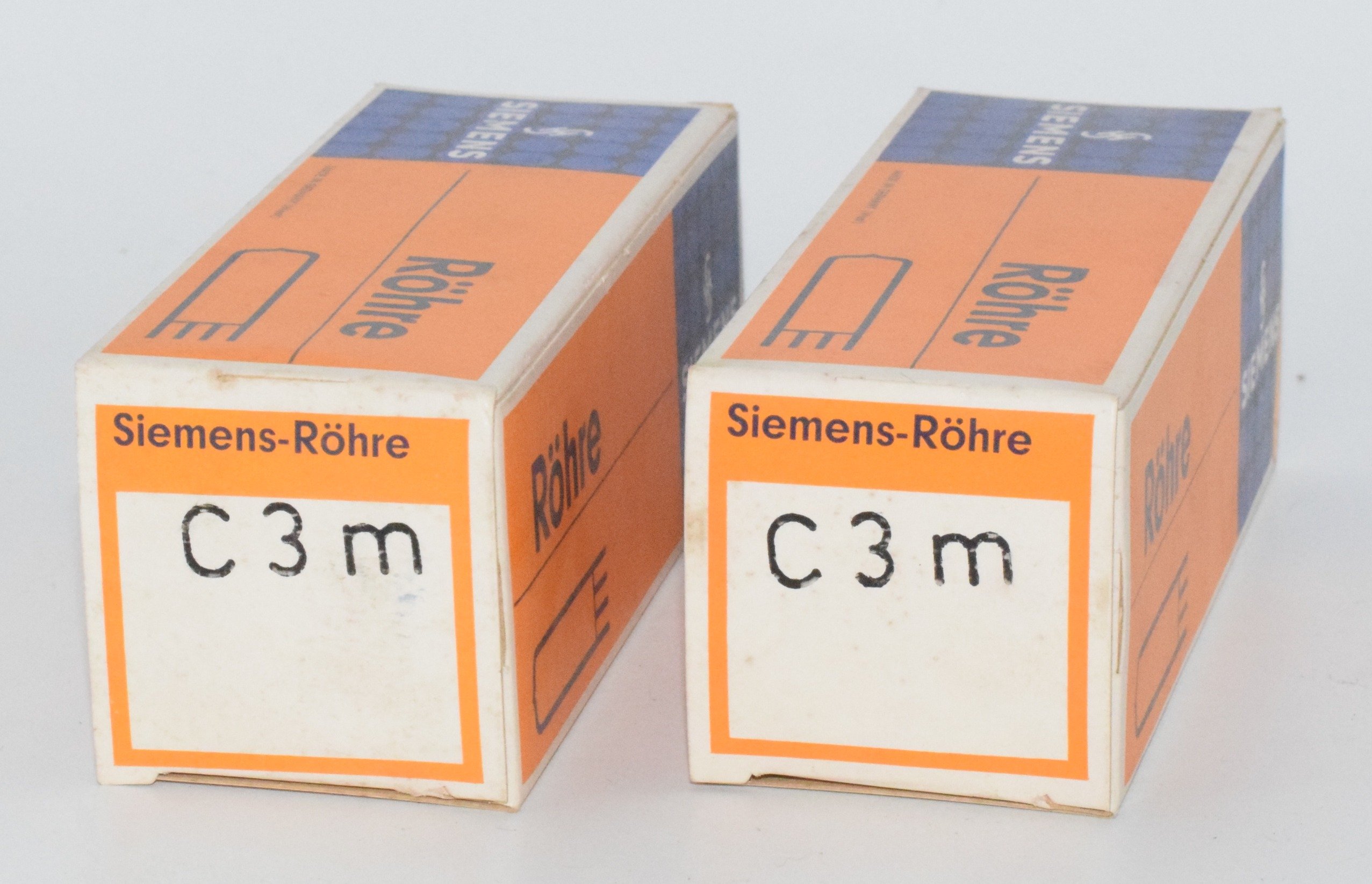 C3m Siemens Germany Matched Pairs NOS Valve / Tube