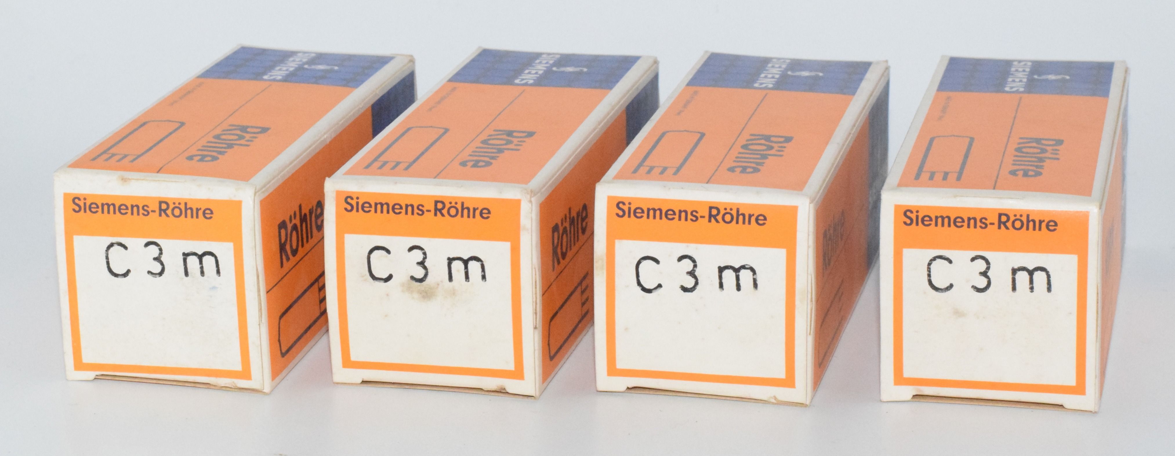 C3m Siemens Germany Matched Quads NOS Valve / Tube