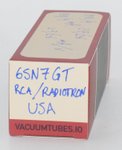 6SN7GT RCA Radiotron USA Valve / Tube thumbnail 3
