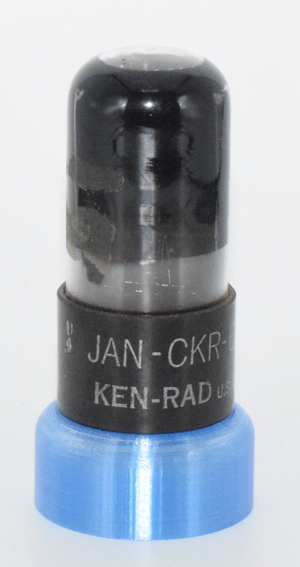 6SN7GT VT231 SC961A Ken-Rad USA Black Glass Valve / Tube
