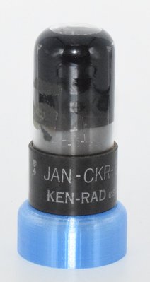 6SN7GT VT231 SC961A Ken-Rad USA Black Glass Valve / Tube