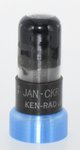 6SN7GT VT231 SC961A Ken-Rad USA Black Glass Valve / Tube thumbnail 1