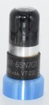 6SN7GT VT231 SC961A Ken-Rad USA Black Glass Valve / Tube thumbnail 2
